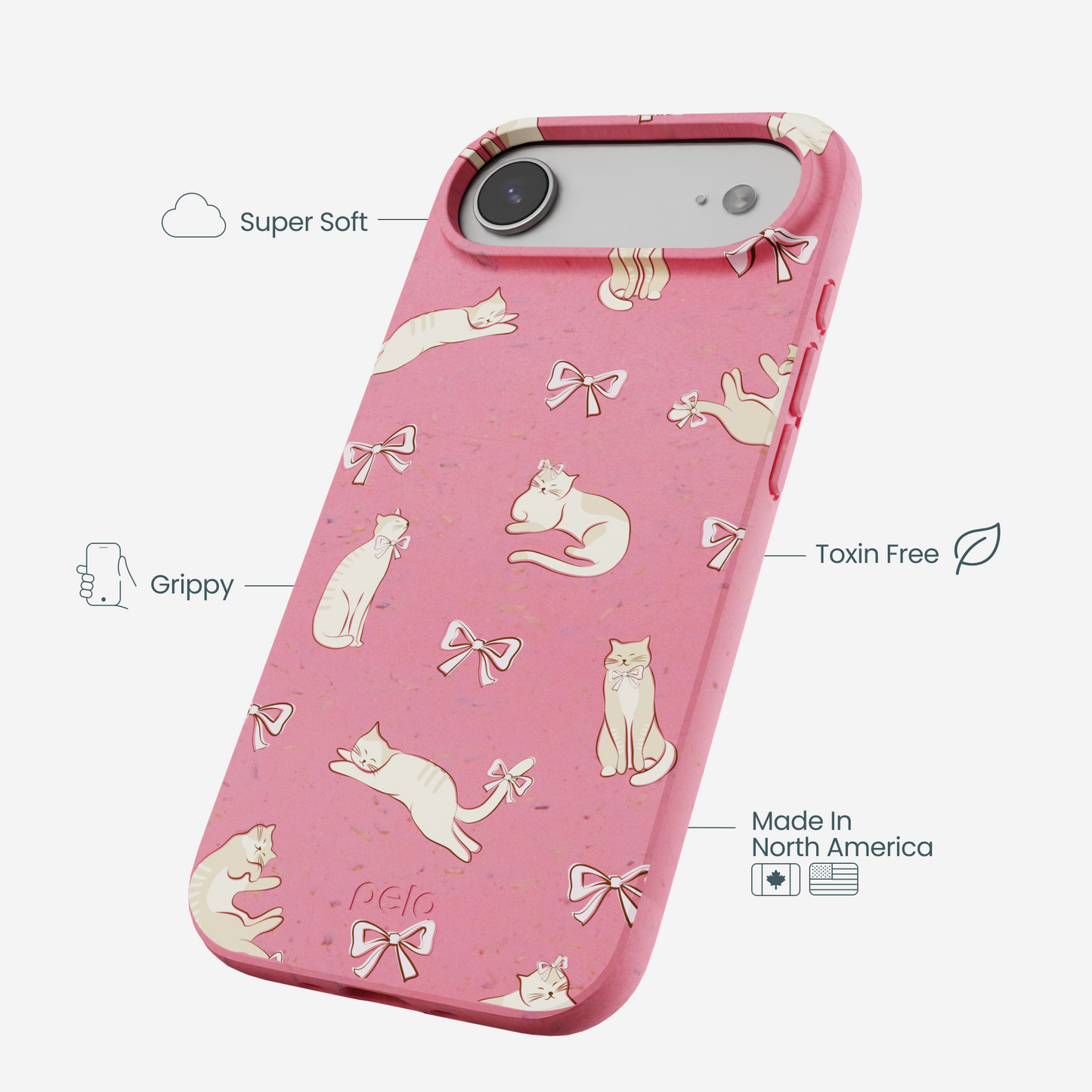 Bubblegum Pink Purrfection iPhone Air Case