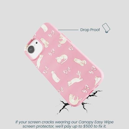 Bubblegum Pink Purrfection iPhone 16e/17e Case