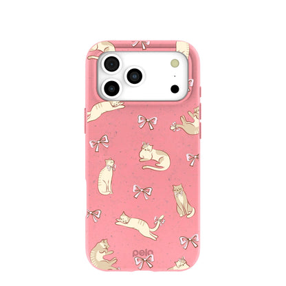 Bubblegum Pink Purrfection iPhone 17 Pro Max Case