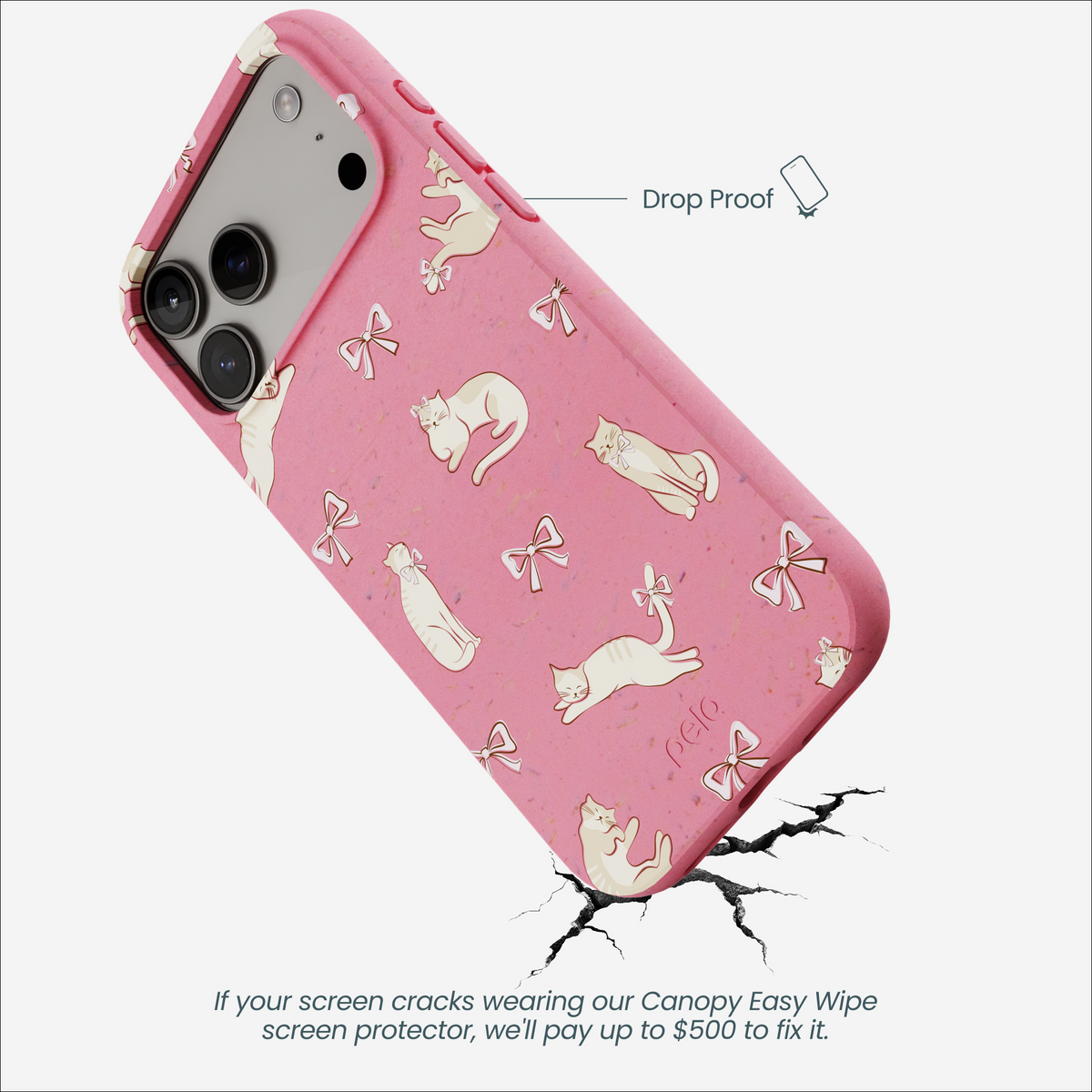 Bubblegum Pink Purrfection iPhone 17 Pro Max Case