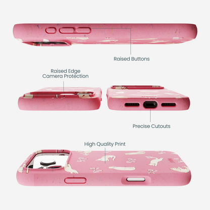Bubblegum Pink Purrfection iPhone 17 Pro Max Case