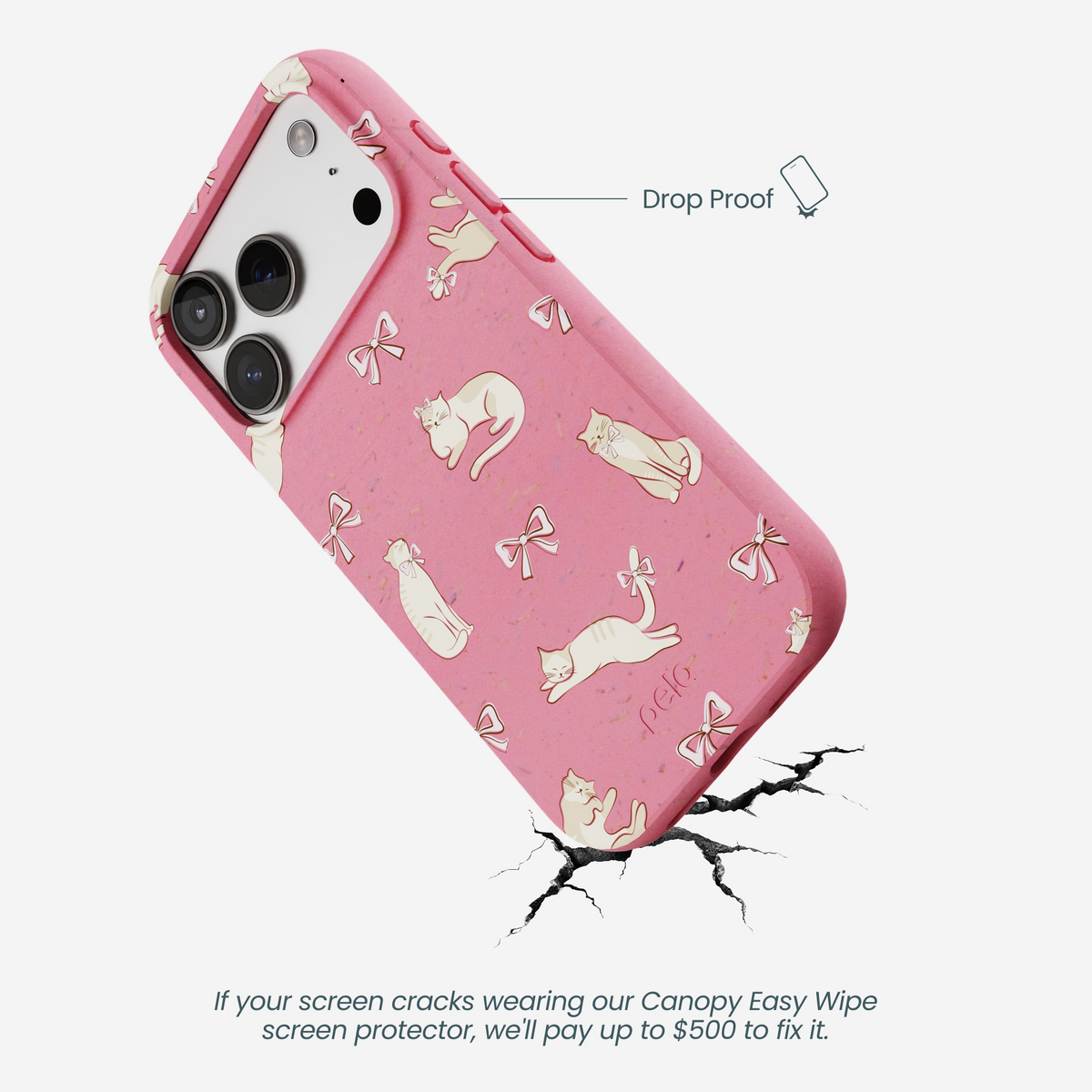 Bubblegum Pink Purrfection iPhone 17 Pro Case