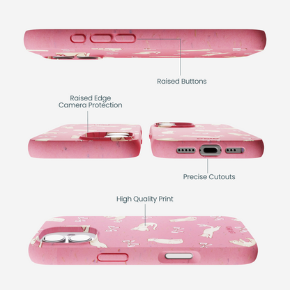 Bubblegum Pink Purrfection iPhone 17 Case