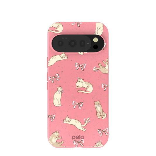 Bubblegum Pink Purrfection Google Pixel 10/10 Pro Case