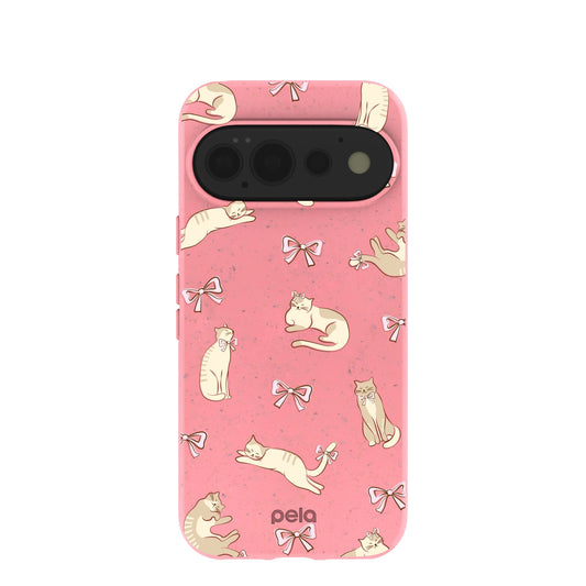 Bubblegum Pink Purrfection Google Pixel 11 Pro Case