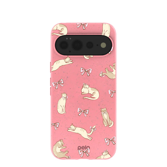 Bubblegum Pink Purrfection Google Pixel 11 Pro XL Case