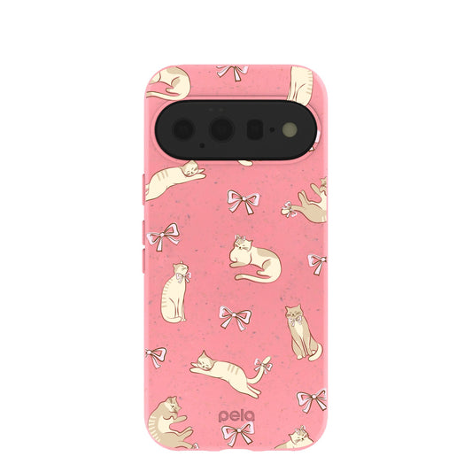 Bubblegum Pink Purrfection Google Pixel 11 Case