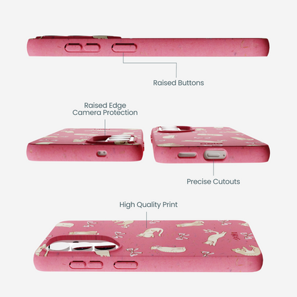 Bubblegum Pink Purrfection Samsung Galaxy S26 Case