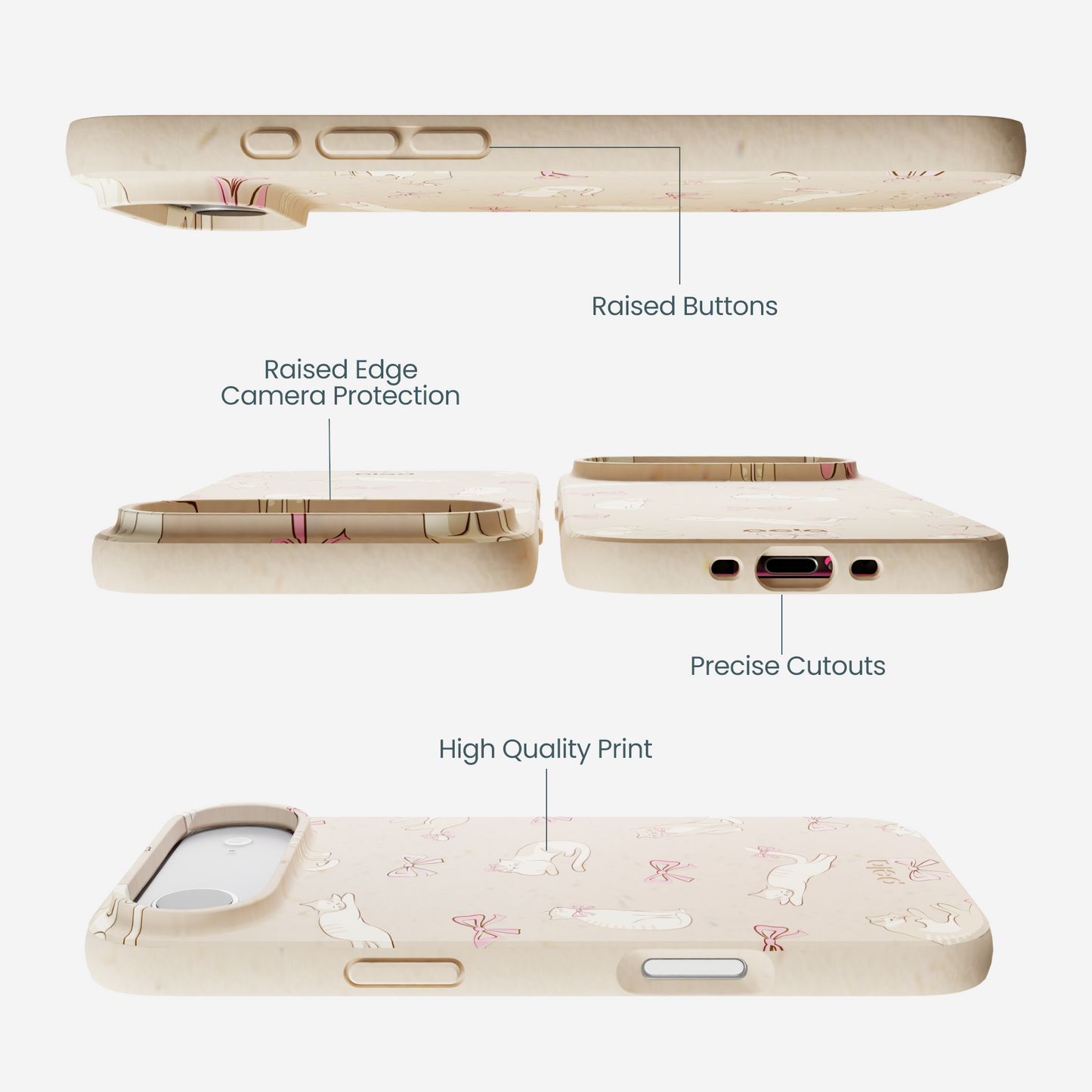 Seashell Purrfect iPhone Air Case