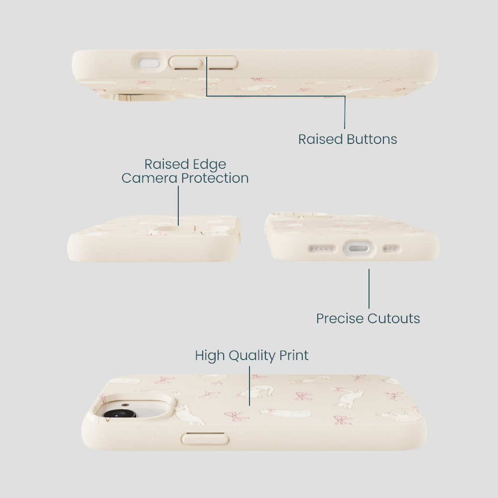 Seashell Purrfect iPhone 16e/17e Case