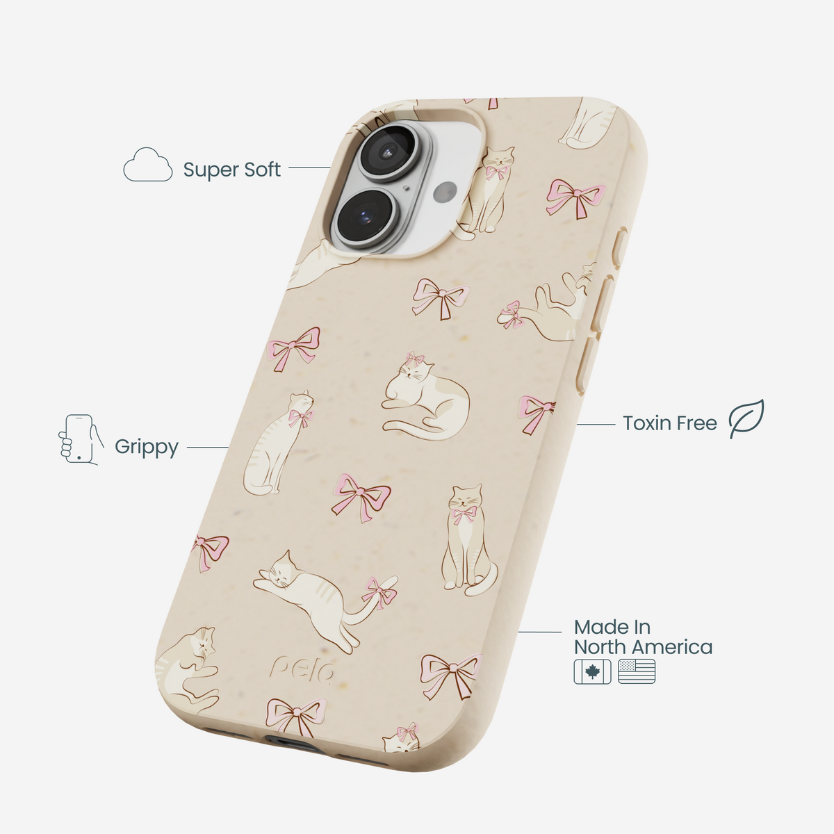 Seashell Purrfect iPhone 17 Case