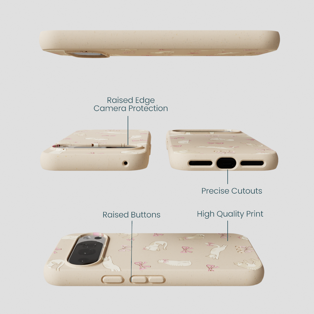 Seashell Purrfect Google Pixel 10/10 Pro Case