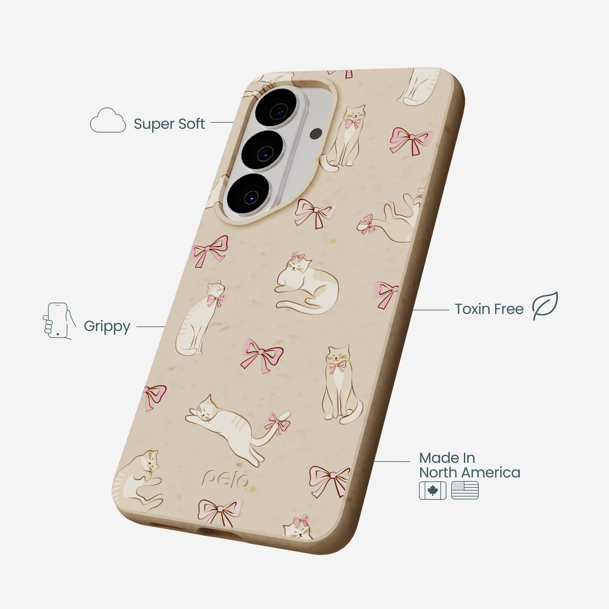 Seashell Purrfect Samsung Galaxy S26 Case