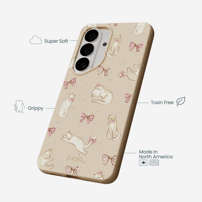 Seashell Purrfect Samsung Galaxy S26 Case