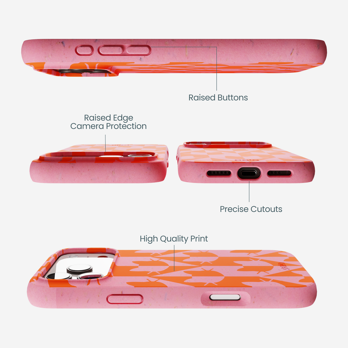 Bubblegum Pink Purr iPhone 17 Pro Max Case