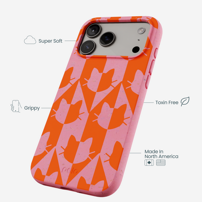 Bubblegum Pink Purr iPhone 17 Pro Max Case