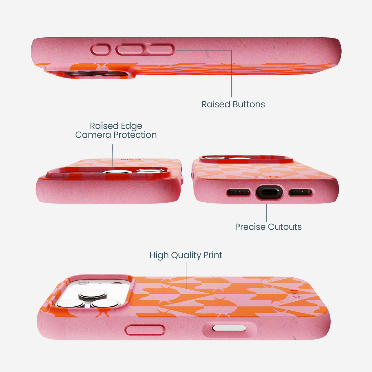 Bubblegum Pink Purr iPhone 17 Pro Case