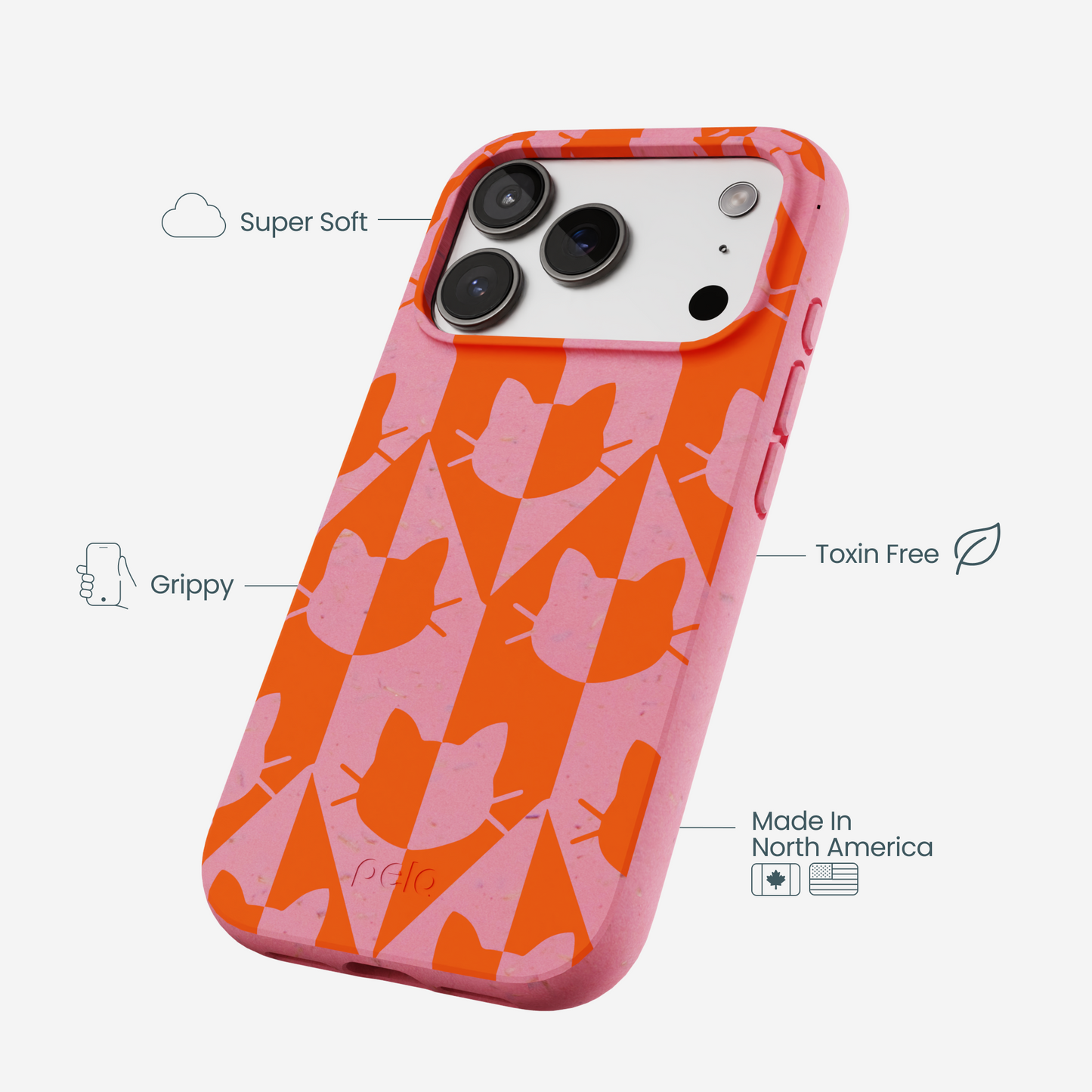 Bubblegum Pink Purr iPhone 17 Pro Case