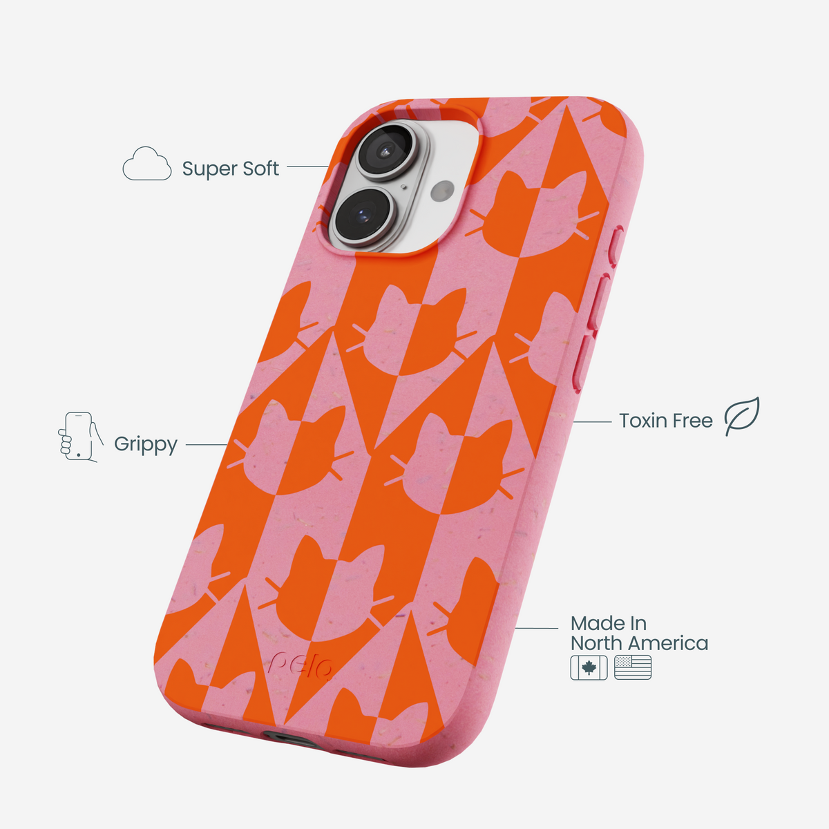 Bubblegum Pink Purr iPhone 17 Case