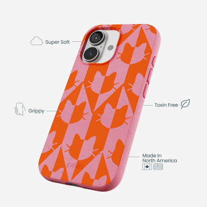 Bubblegum Pink Purr iPhone 17 Case