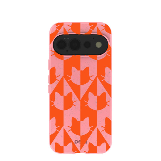 Bubblegum Pink Purr Google Pixel 11 Pro Case