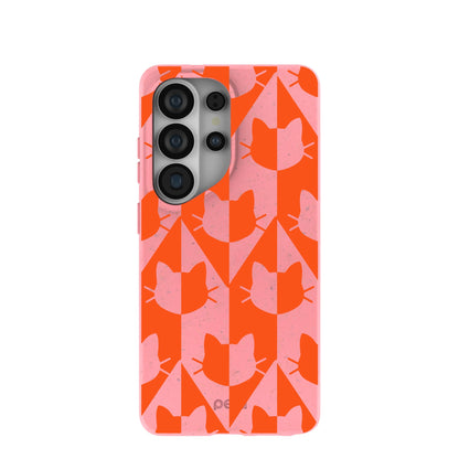 Bubblegum Pink Purr Samsung Galaxy S26 Ultra Case