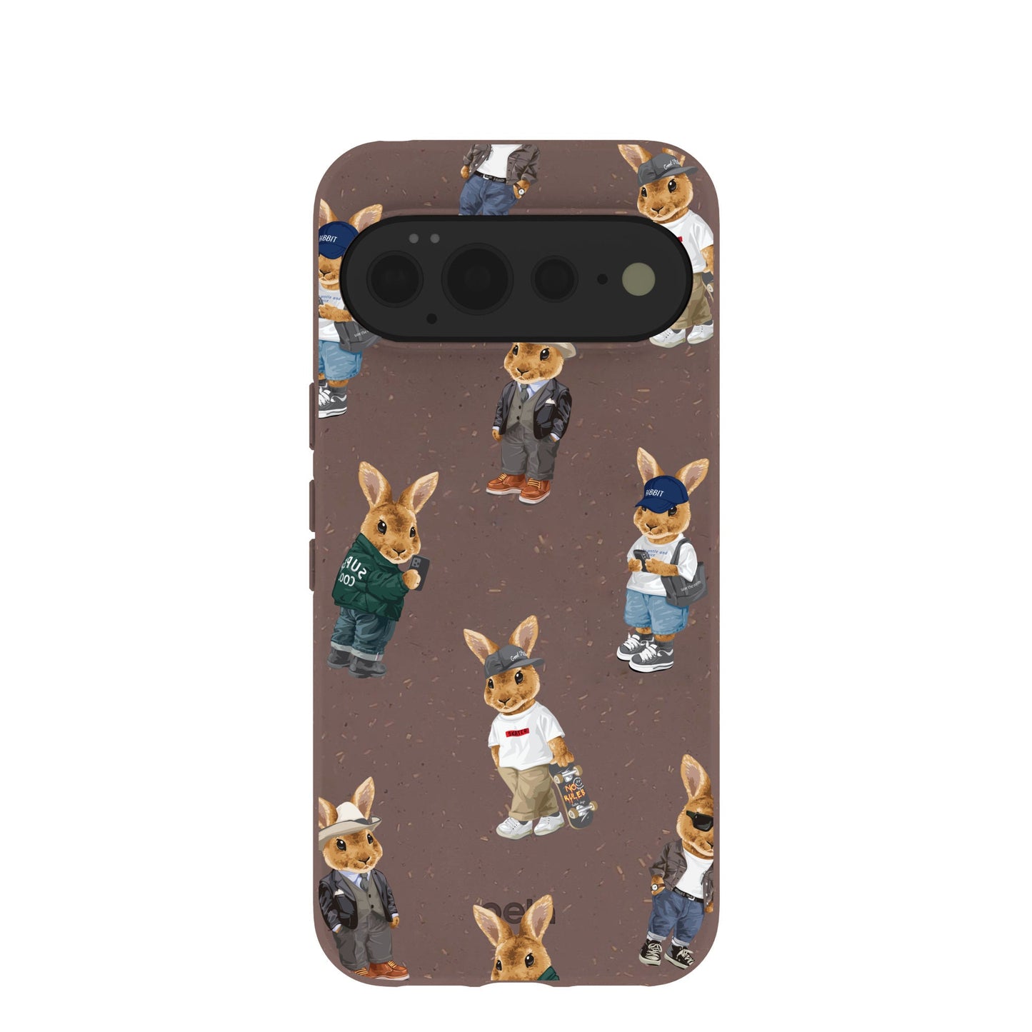 Chocolate Brown Rabbit Friends Google Pixel 11 Pro XL Case