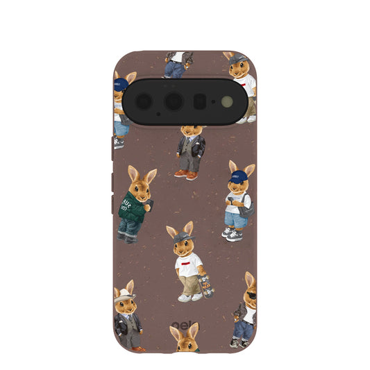 Chocolate Brown Rabbit Friends Google Pixel 11 Case