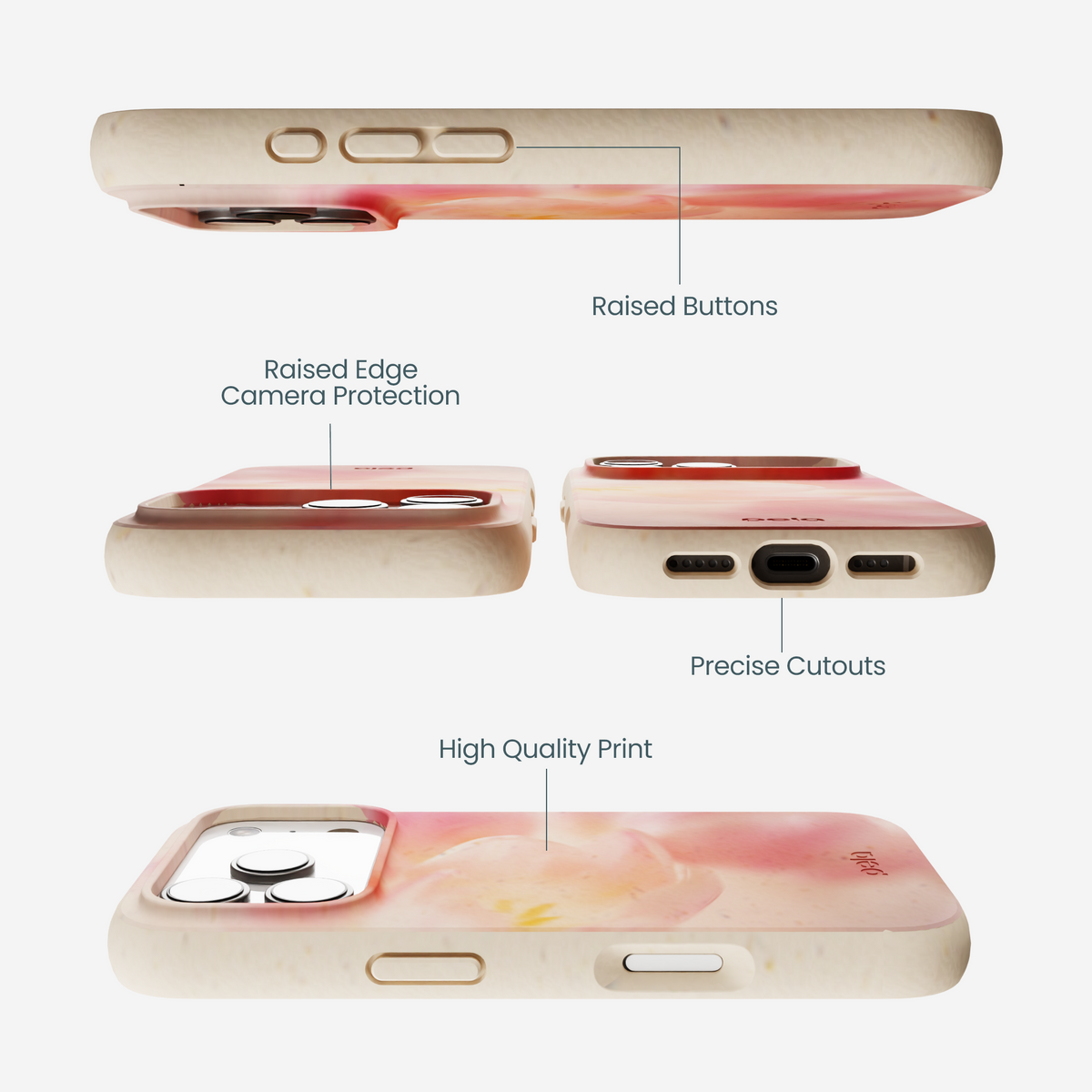 Seashell Radiate iPhone 17 Pro Case
