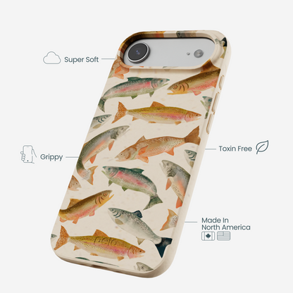 Seashell Rainbow Trout iPhone Air Case