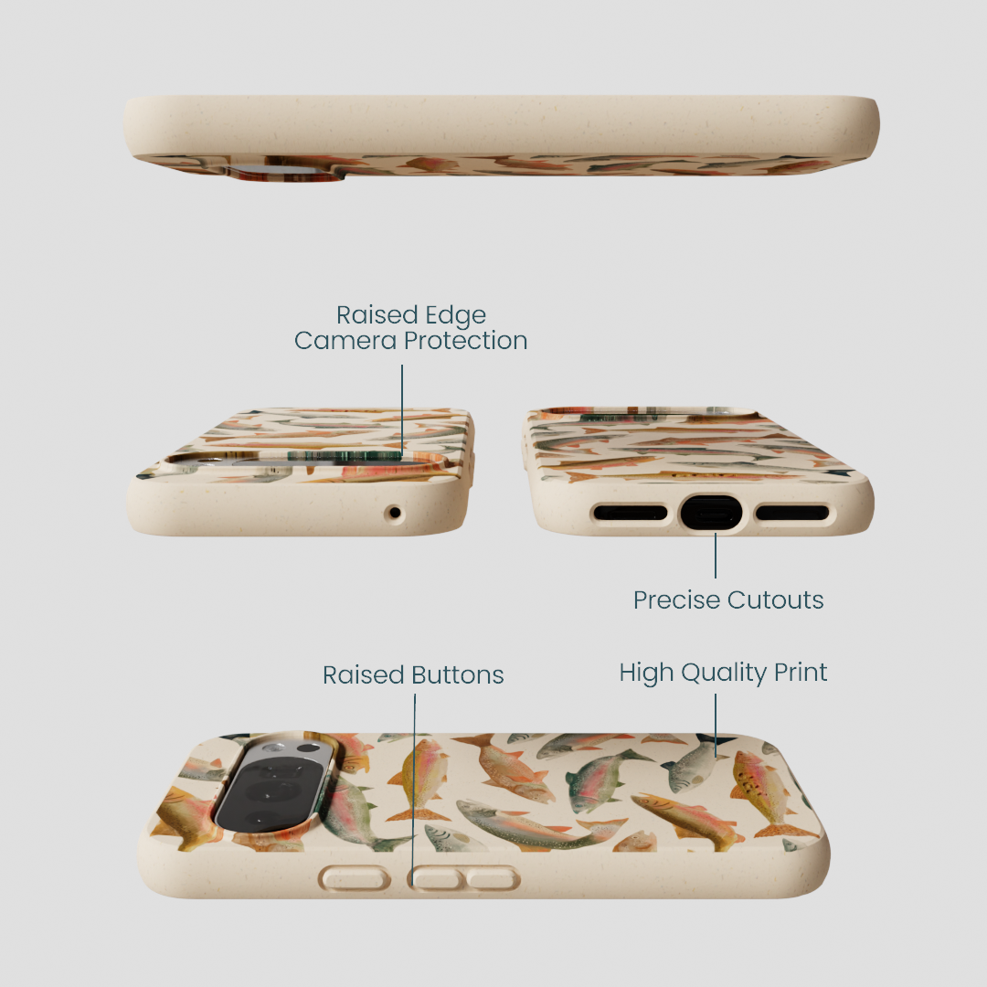 Seashell Rainbow Trout Google Pixel 10/10 Pro Case