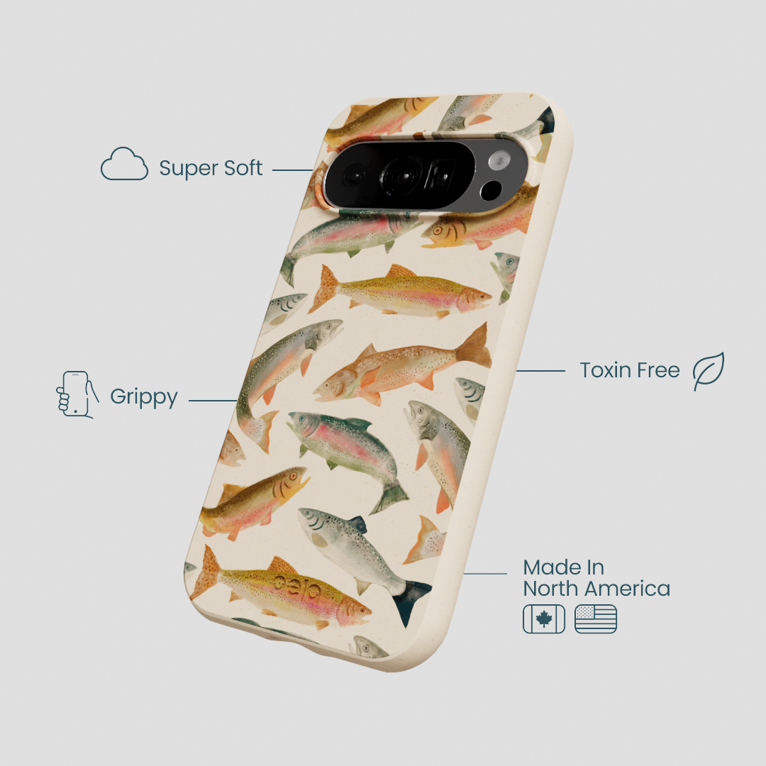 Seashell Rainbow Trout Google Pixel 10/10 Pro Case