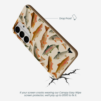 Seashell Rainbow Trout Samsung Galaxy S26 Case
