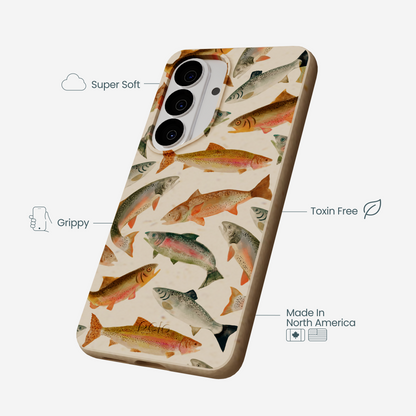 Seashell Rainbow Trout Samsung Galaxy S26 Case