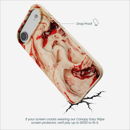 Seashell Raspberry Ripple iPhone Air Case