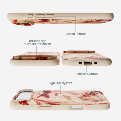 Seashell Raspberry Ripple iPhone Air Case