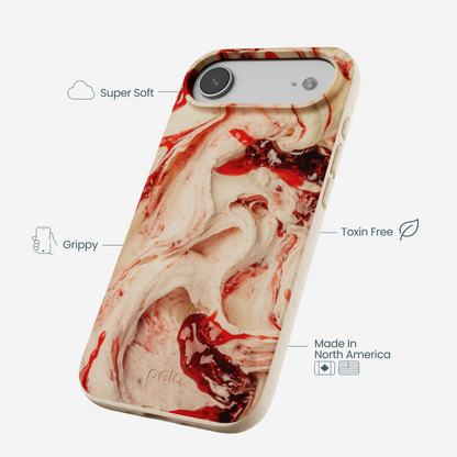 Seashell Raspberry Ripple iPhone Air Case