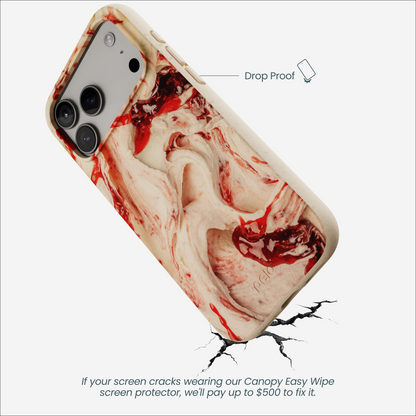 Seashell Raspberry Ripple iPhone 17 Pro Max Case