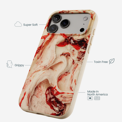 Seashell Raspberry Ripple iPhone 17 Pro Max Case