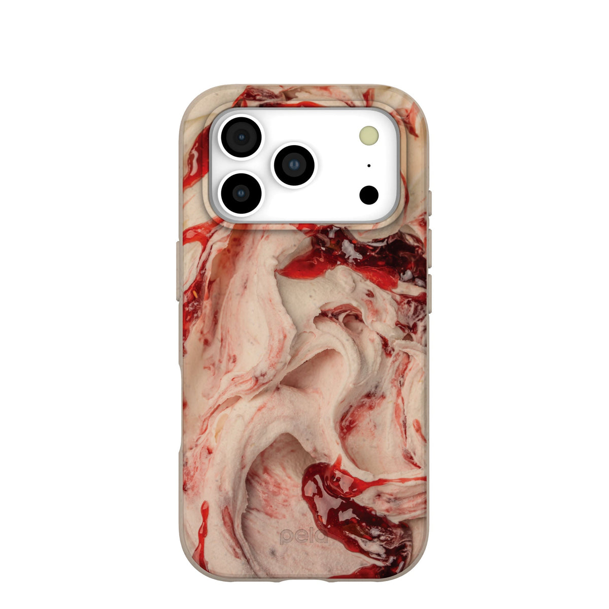 Seashell Raspberry Ripple iPhone 17 Pro Case