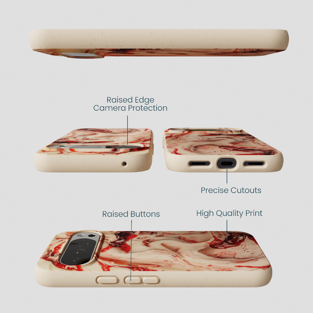 Seashell Raspberry Ripple Google Pixel 10 Pro XL Case