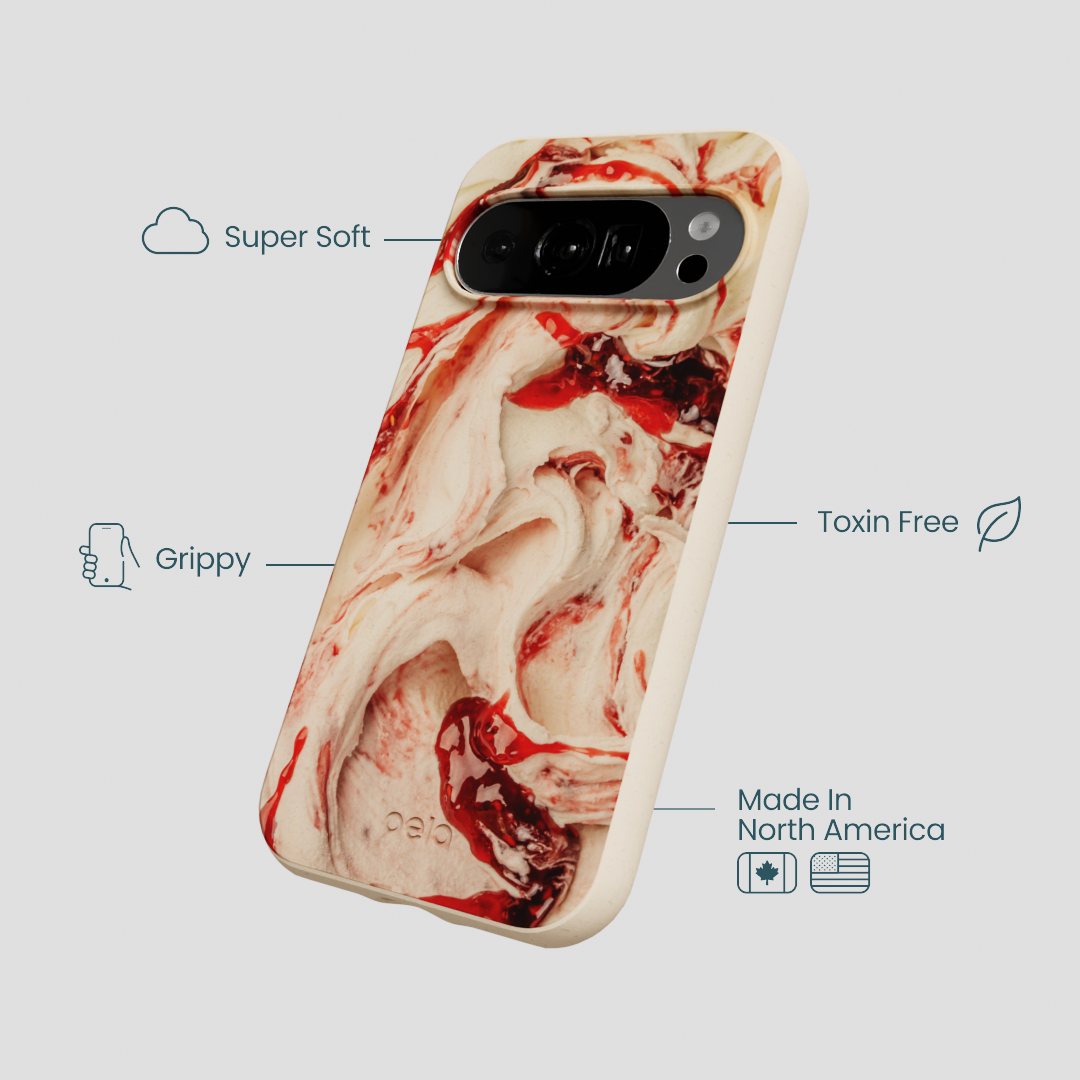 Seashell Raspberry Ripple Google Pixel 10/10 Pro Case