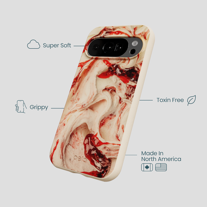 Seashell Raspberry Ripple Google Pixel 10/10 Pro Case