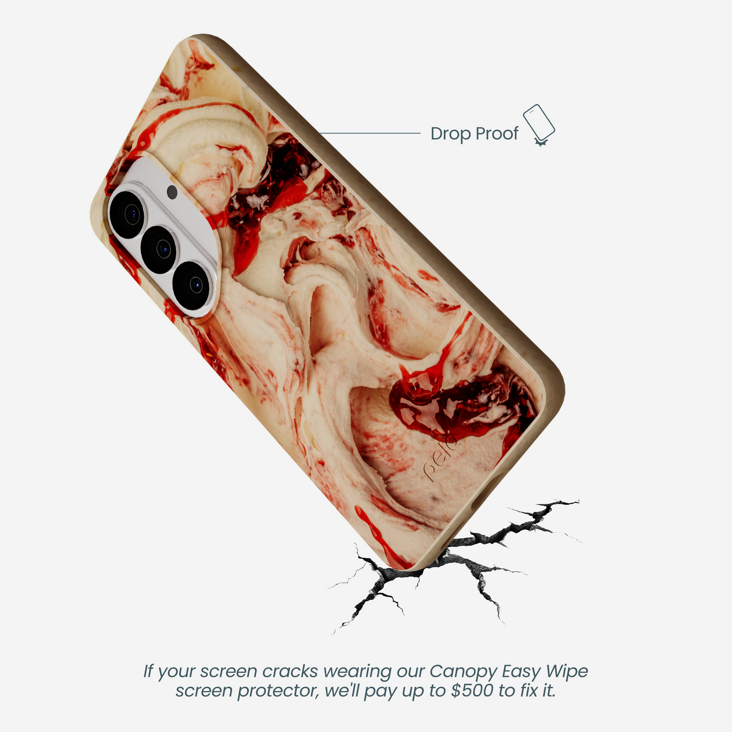 Seashell Raspberry Ripple Samsung Galaxy S26 Case