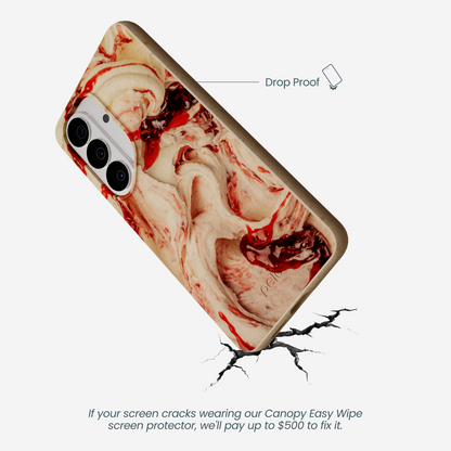 Seashell Raspberry Ripple Samsung Galaxy S26 Case