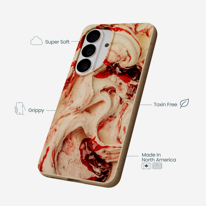 Seashell Raspberry Ripple Samsung Galaxy S26 Case