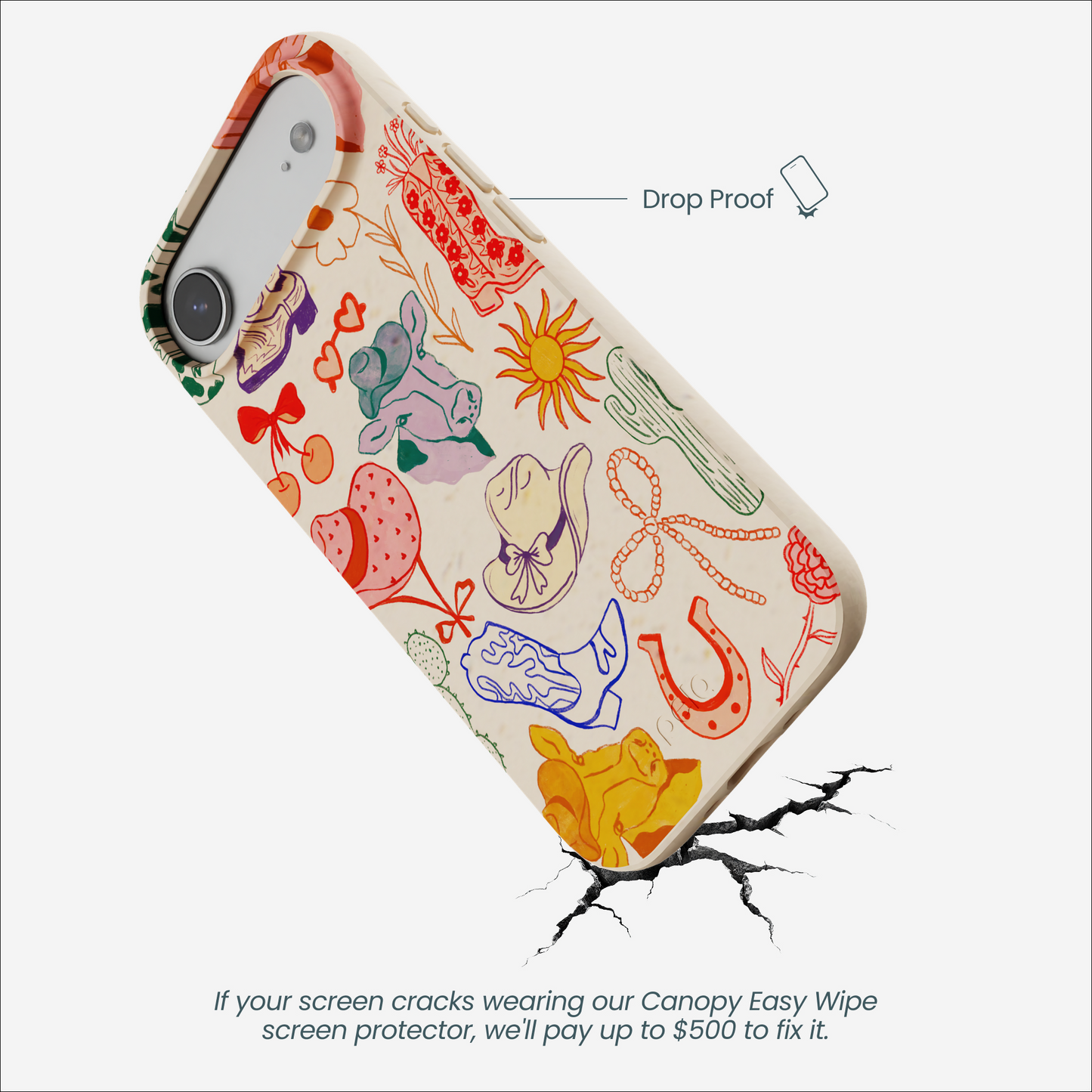 Seashell Retro Rodeo iPhone Air Case