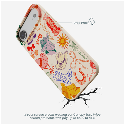 Seashell Retro Rodeo iPhone Air Case