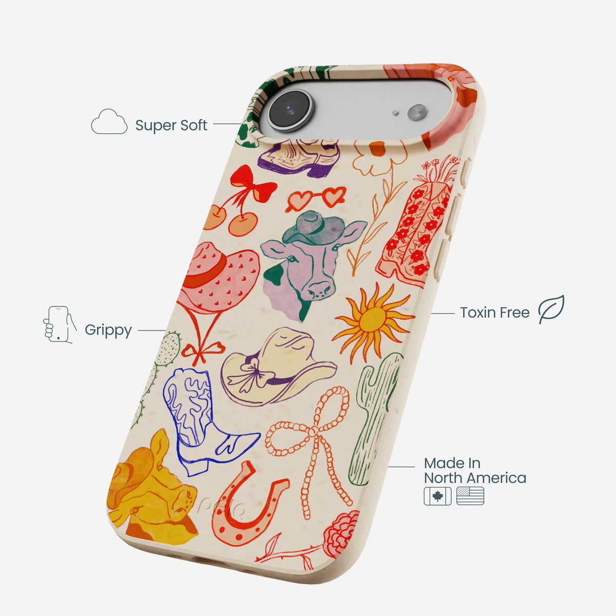 Seashell Retro Rodeo iPhone Air Case