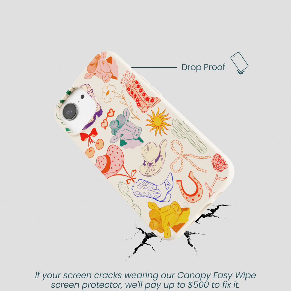 Seashell Retro Rodeo iPhone 16e/17e Case